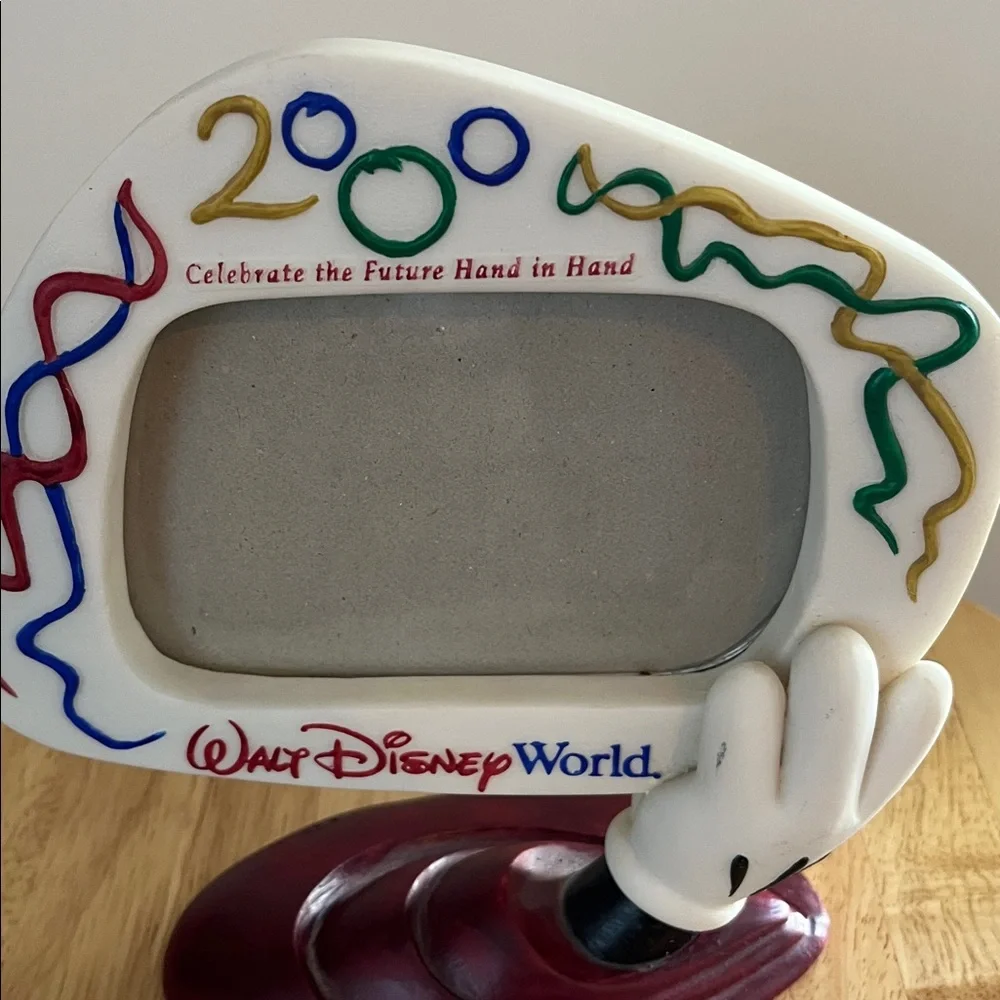 Vintage Walt Disney World 2000 Photo Frame Picture‎ Sorcerer Mickey Millennium